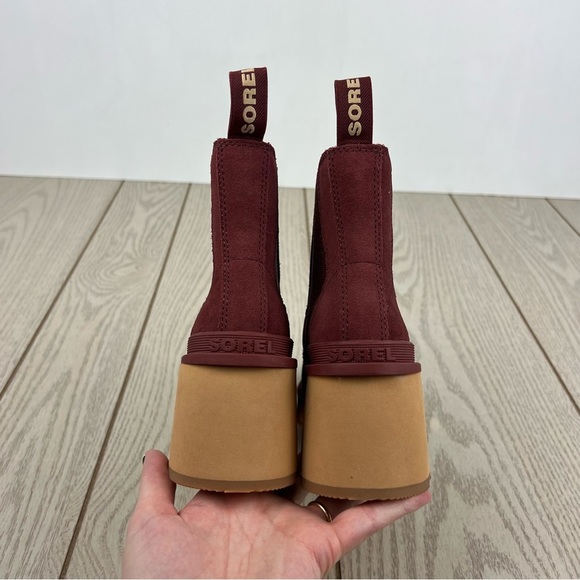 Sorel Women's Hi-Line Heel Chelsea Boots US5 Spice, Tawny Buff $190 - Picture 6 of 11